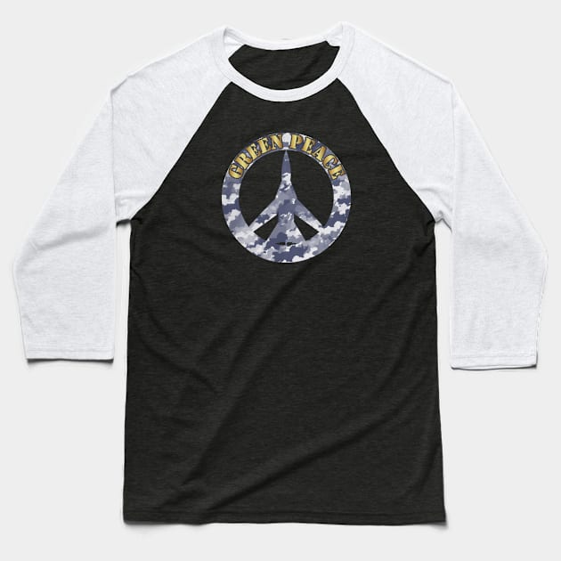 Green Peace F-111 Baseball T-Shirt by QUYNH SOCIU